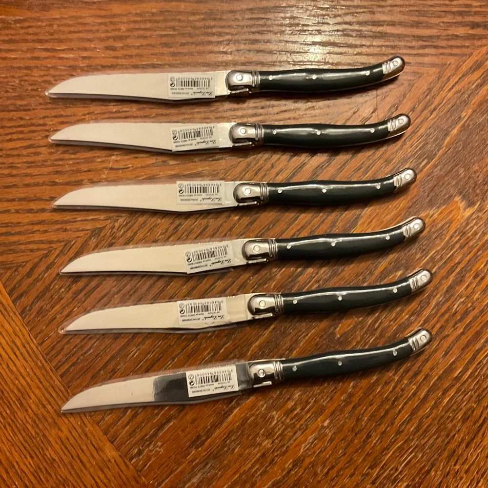 Lou Laguiole Cutlery Quality French Six Steak Knife Set Made Since 1829!